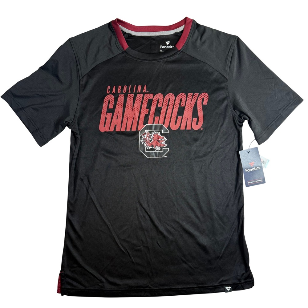 NWT Fanatics South Carolina Gamecocks Defender Shirt Men's Medium Black NCAA